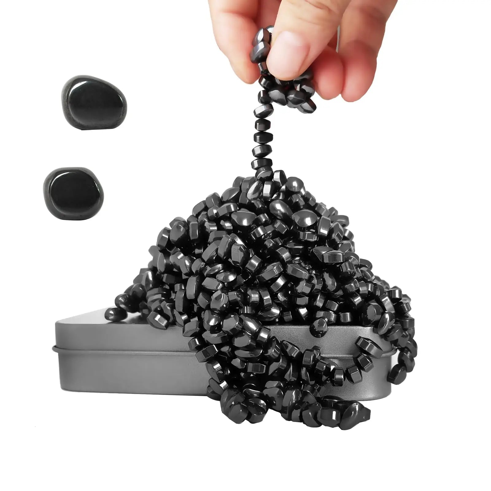 Magnetic Ferrite Putty,Weak Magnet Fidget Rock Pebbles Anxiety Anti Stress Relief Toys for Adults ADHD Autism More Than 500 pcs