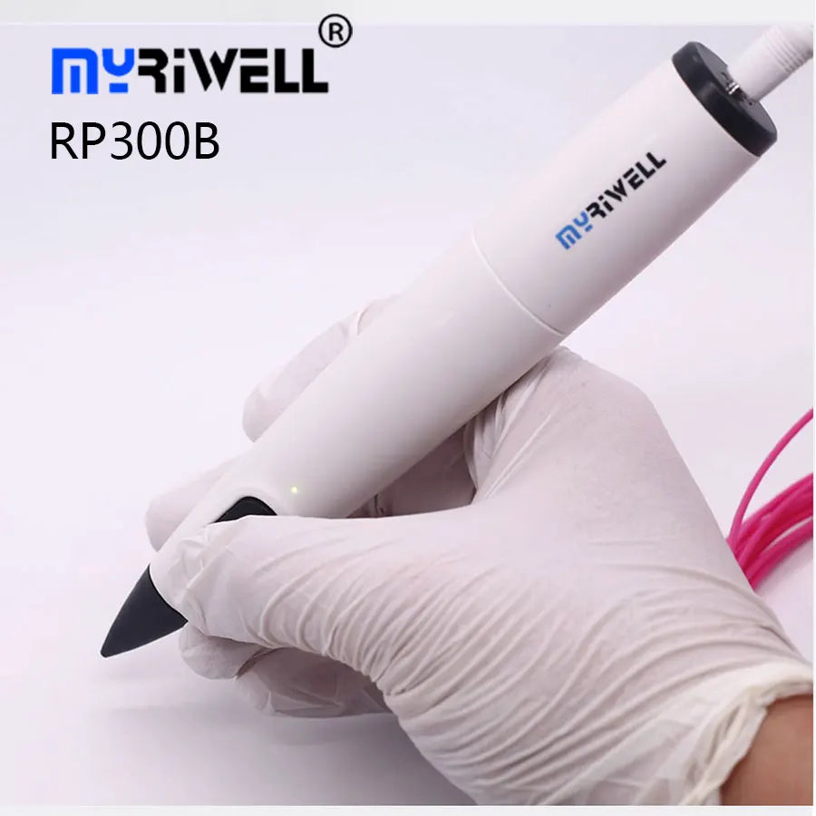 Myrivell, rp300b low-temperature 3D pen, including 50m diameter 1.75mm PCL printing consumables,3D creative painting tool graffi