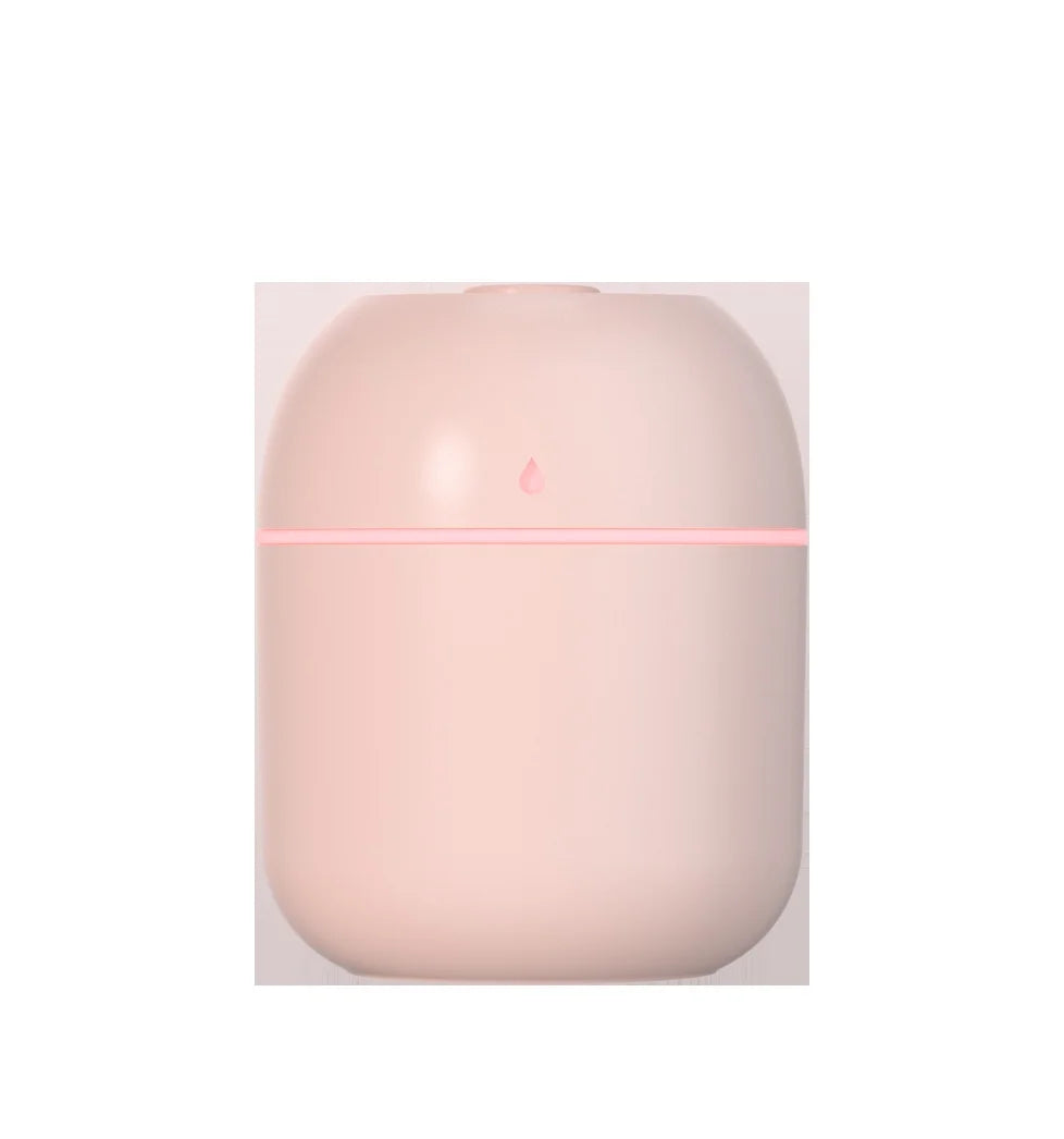 Mini air humidifier Car mounted small Easter egg water droplet humidifier USB Colorful Home Desktop Mute with LED Night Lamp